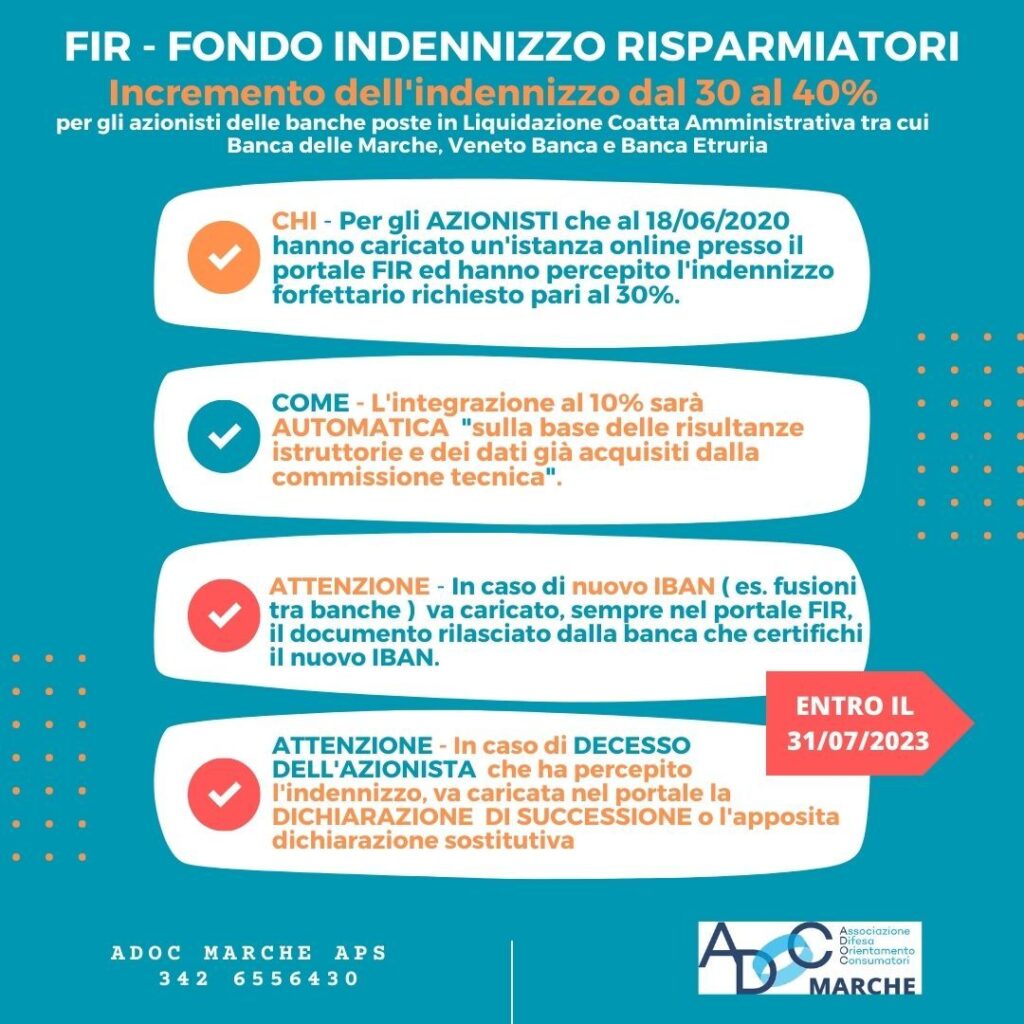 FIR - Fondo Indennizzo Risparmiatori